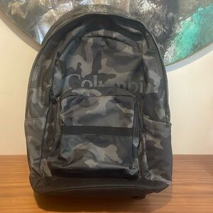 Columbia Camoflauge print backpack
